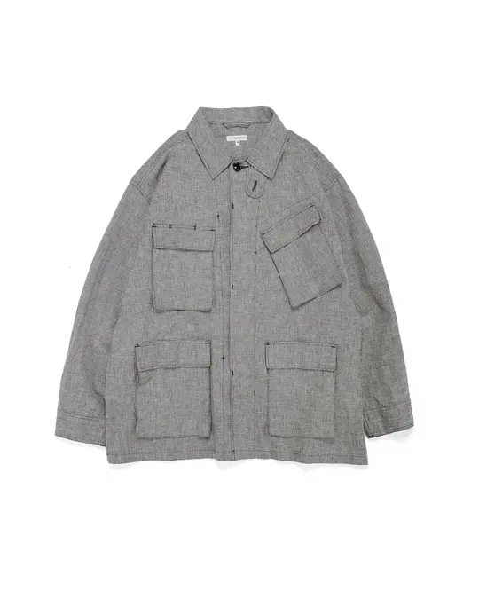 Engineered Garments BDU Jacket Black/Grey CL Houndstooth
