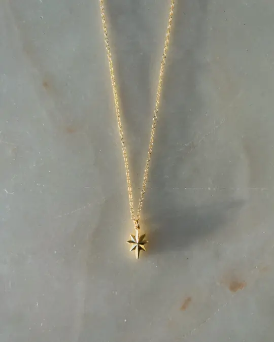 The Fallen Star // Gold Necklace
