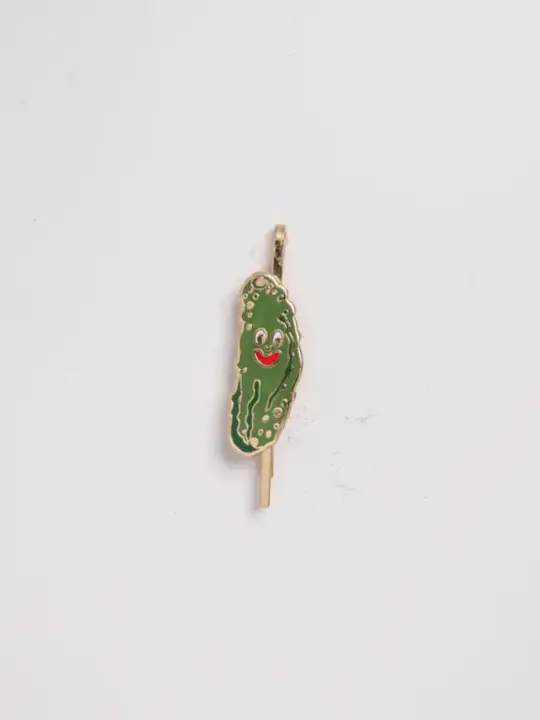 Pickle Guy Hairpin