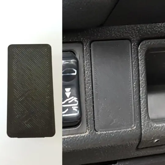 EF Honda Dashboard Single Switch Accessory Plate (Civic sedan hatch wagon CRX SI)