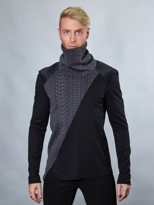 AB-L8 Asymmetrical sweater