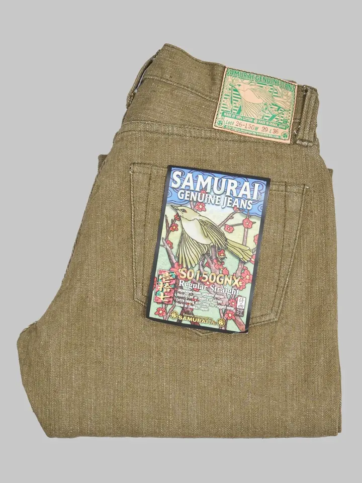Samurai Jeans S150GNX "Uguisu" 17oz Regular Straight Jeans