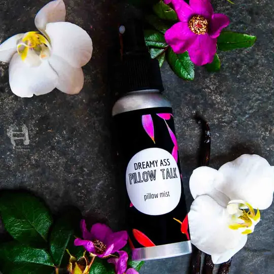 Pillow Talk Romantic Body Mist.