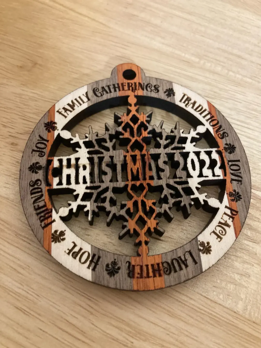 Christmas 2024 Wood Ornament Collection