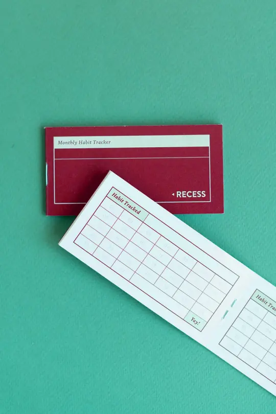 Habit Tracker Mini Booklet