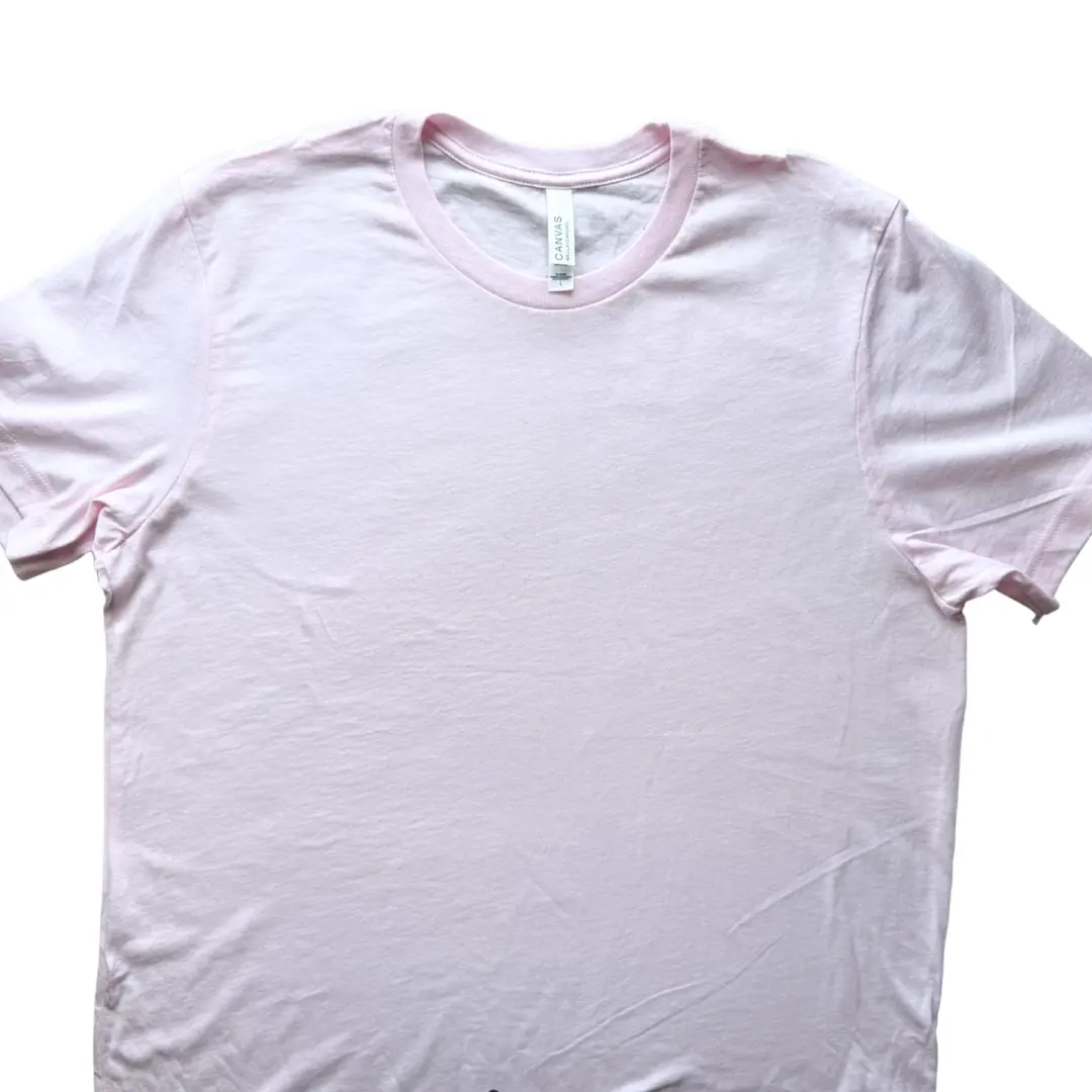 ADULT - Unisex Pale Pink T-Shirt