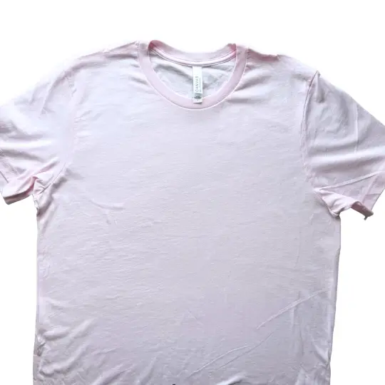 ADULT - Unisex Pale Pink T-Shirt