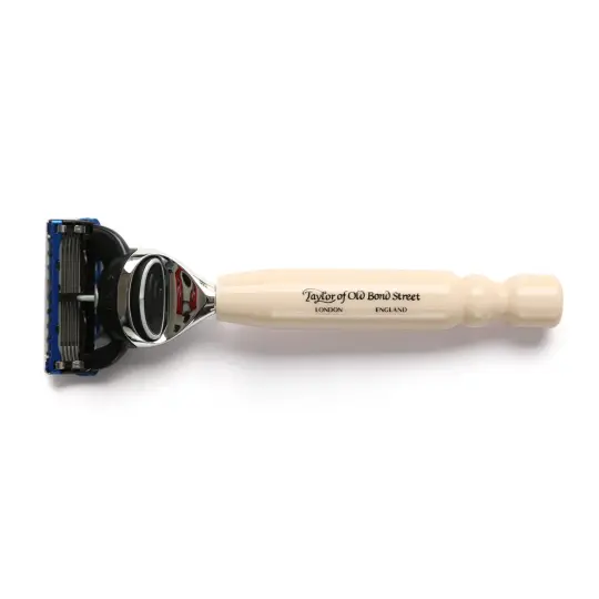 Regular Fusion Razor with Imitation Ivory Handle