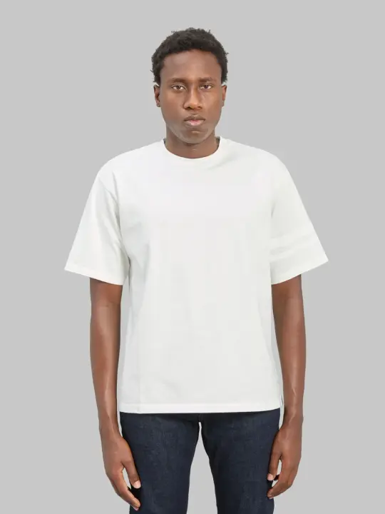 Momotaro Jeans MXTS1035 Zimbabwe Cotton T-Shirt White