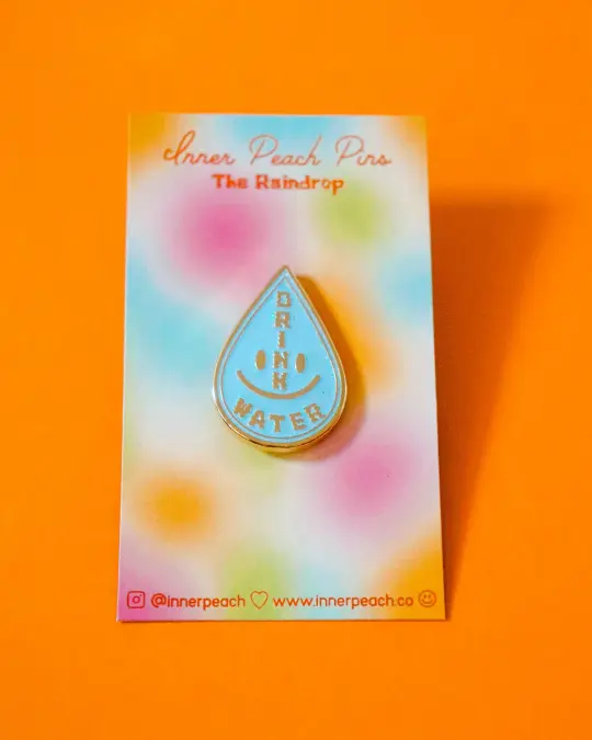 Drink Water Pin