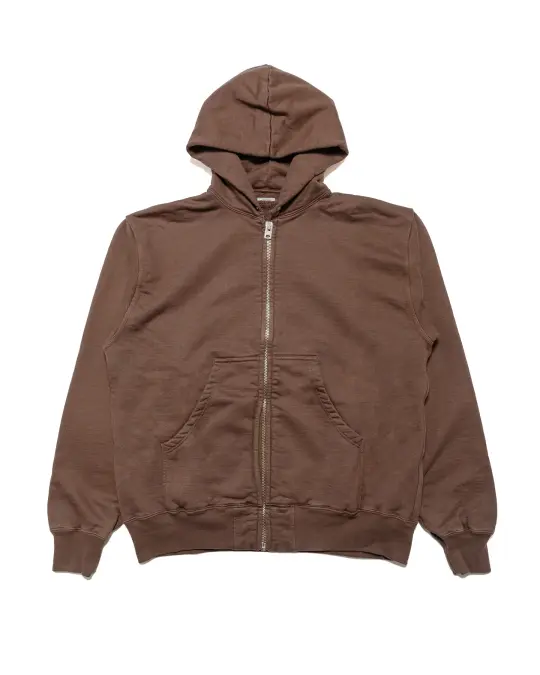 Phigvel Athletic Full Zip Hoodie Stone Brown