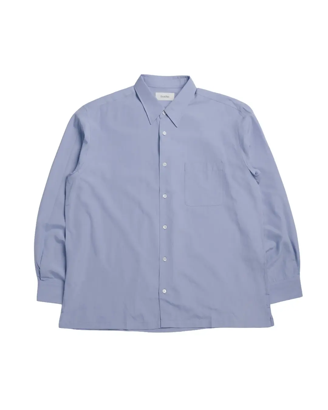 Ernie Palo Silk Nidom Square Shirt Purple