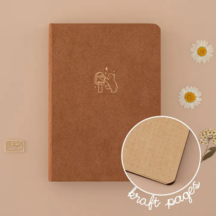 Tsuki ‘Cottage Friends’ Kraft Paper Limited Edition Bullet Journals ☾