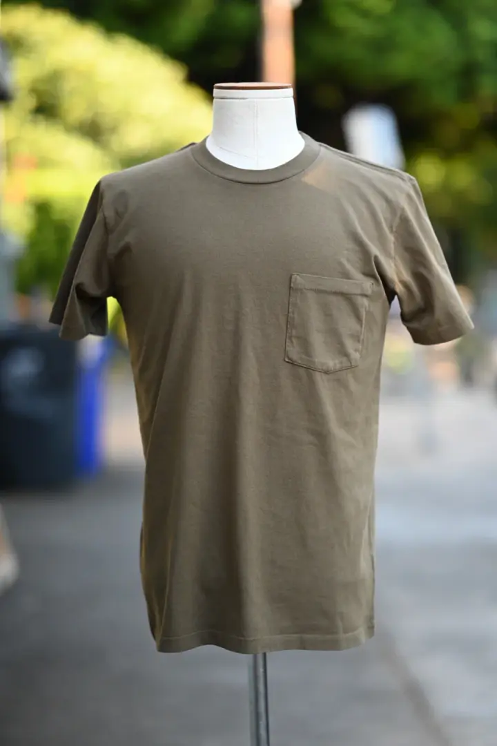 **SECONDS** SJ Olive Green Pocket Tee V2