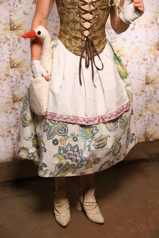 Hobbit Tulip Skirt + Apron ONLY in Alpine Meadow - Oktoberfest Sets Collection