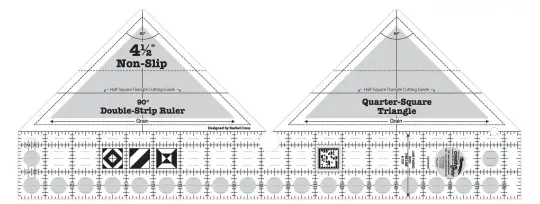 Creative Grids 90 Degree Double-Strip Quilt Ruler