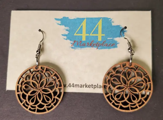 Filigree Circle Earrings