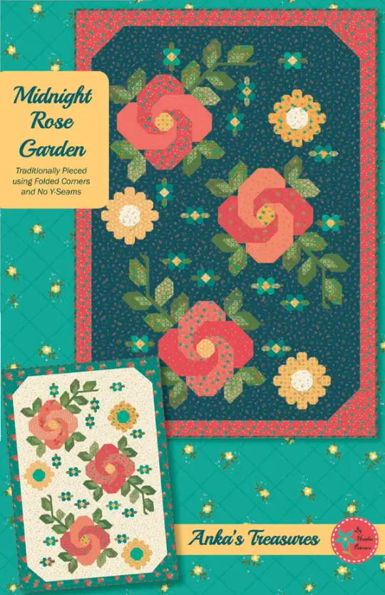 Midnight Rose Garden PDF Pattern