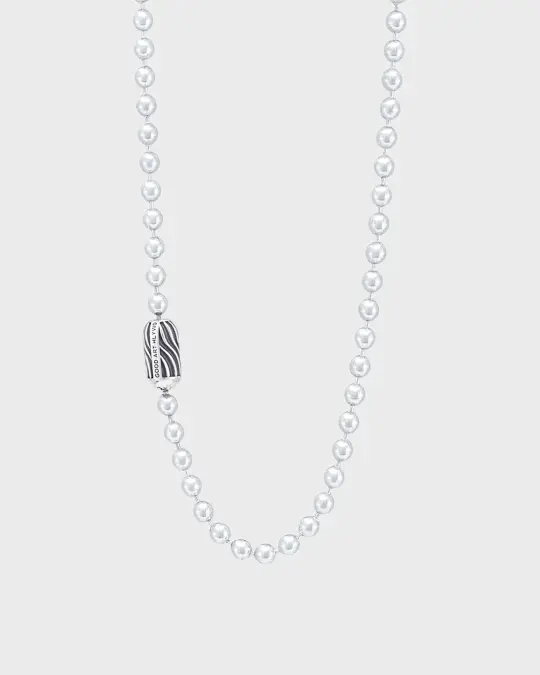 GOOD ART HLYWD Pop Lock Desert Sessions Necklace 10 at 24" - Sterling Silver