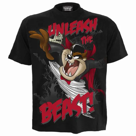 TAZ Unleash The Beast - Viral Gothic Aesthetic Tee | Official Warner Bros Merch