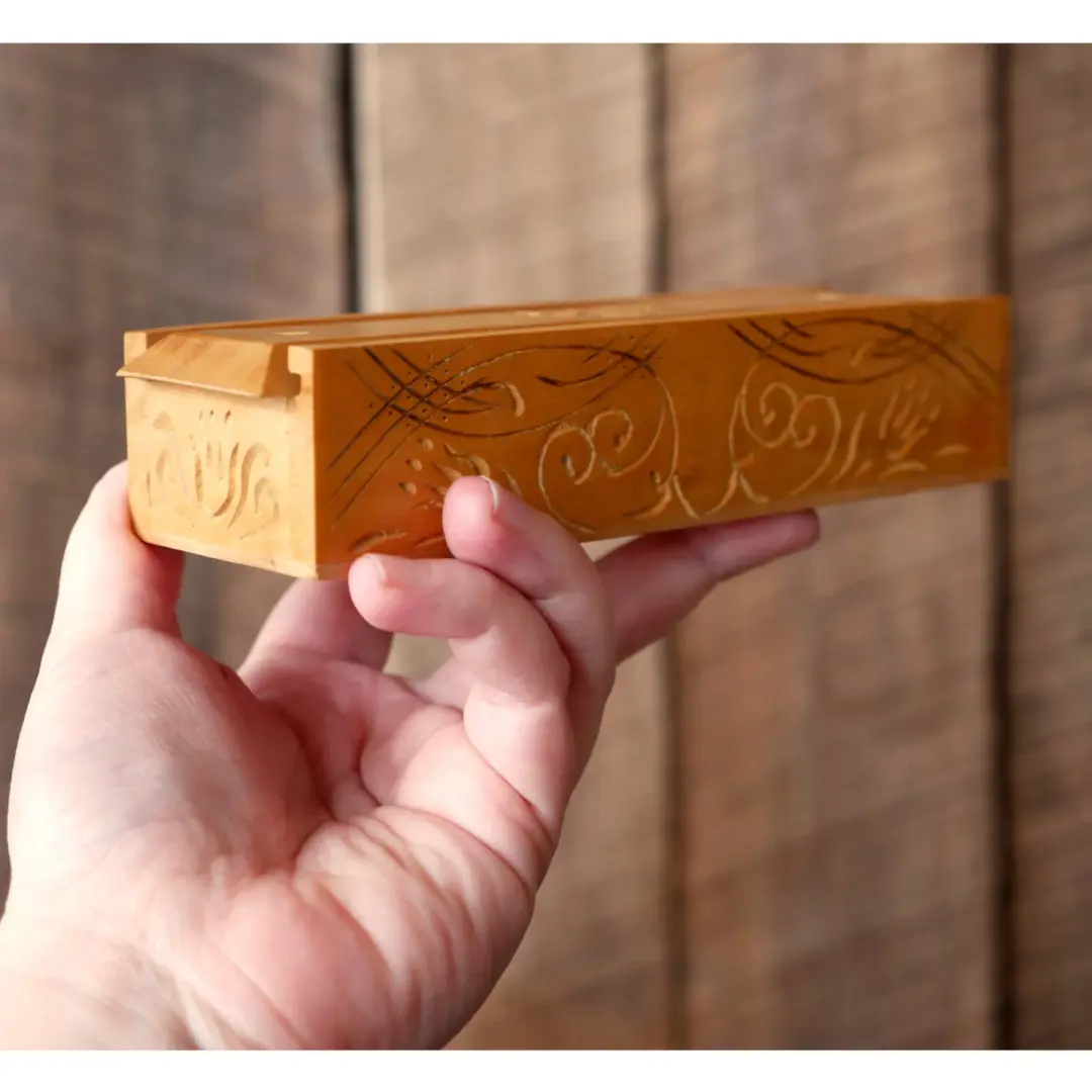 Carved Wooden Box - Special Deal
