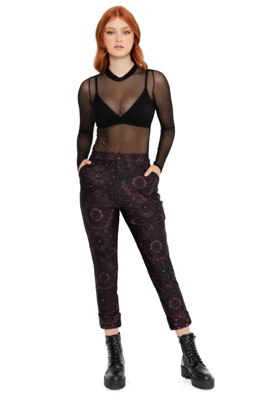 Blood Moon Cuffed Pants