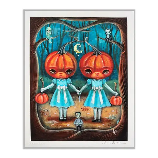 Pumpkin Twins (Print)