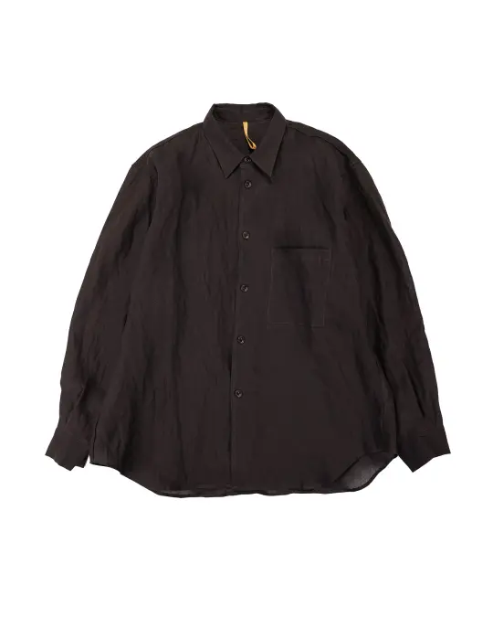 MAN-TLE R0S8 'Weather Shirt w/Pkt' Humic Paper Gabardine