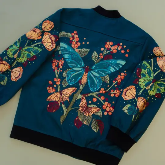 [COTTON TWILL JACKET] Emerald Dream