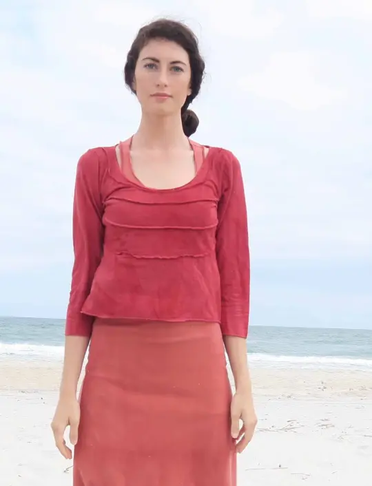 Slip Circles Simplicity Cropped Shirt