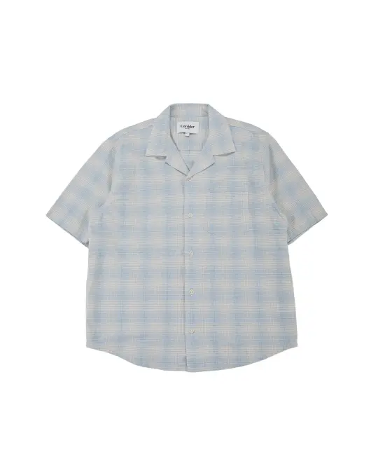 Corridor Linen Plaid SS Light Blue