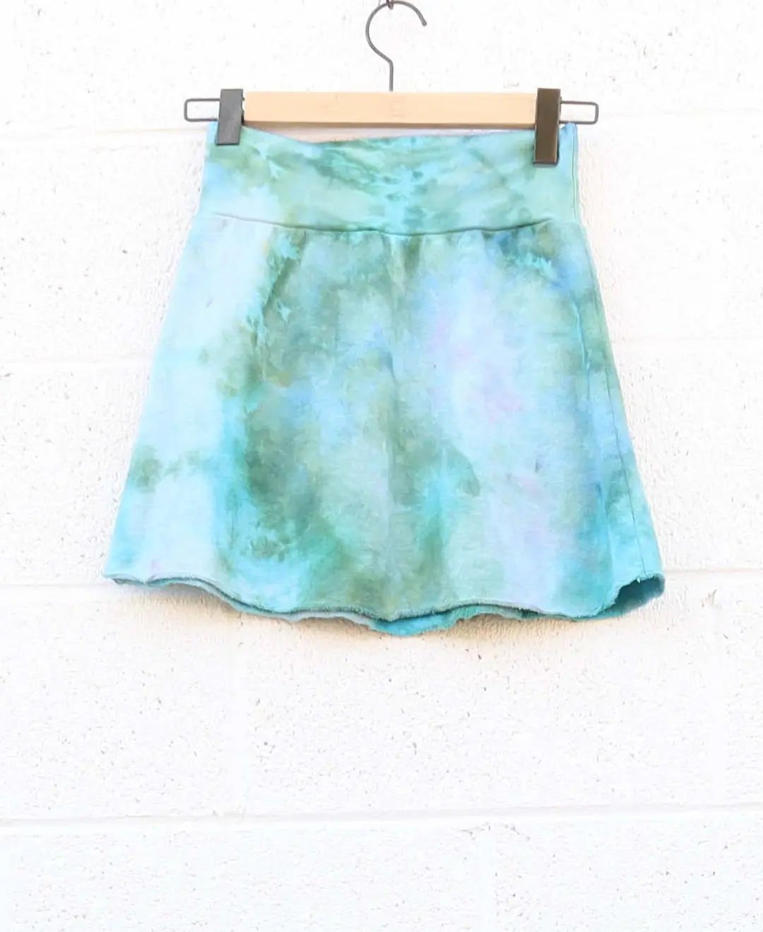 OOAK - Ojai Mini Skirt / S / Fleece / Ice Dye (32)