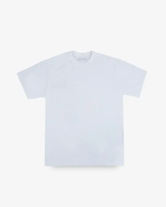 UTILITEES - 5.5oz Loopwheel Crew Neck T-Shirt - White