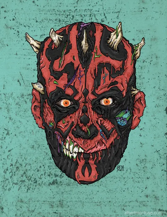 Print "Undead Darth Maul"