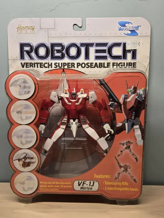Toynami Robotech VF-1J Miriya Veritech Super Poseable Figure Harmony G