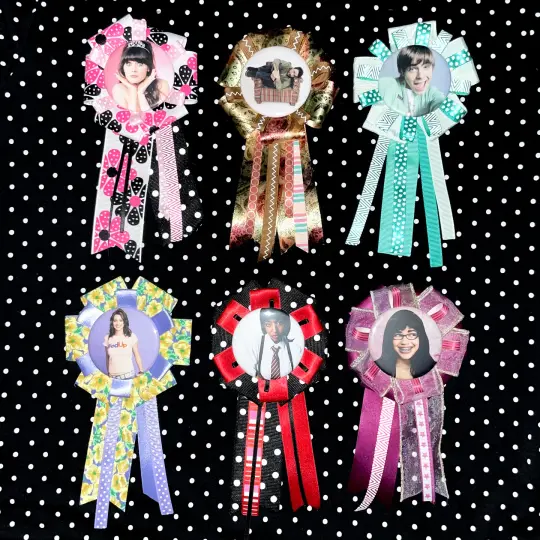 silly rosette buttons