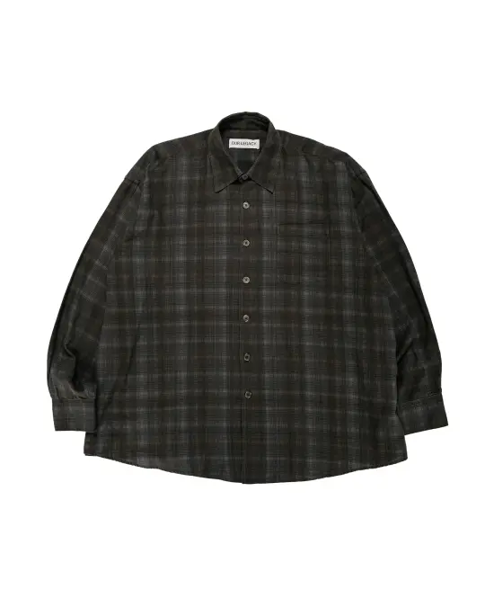 Our Legacy Borrowed Shirt More Check Print