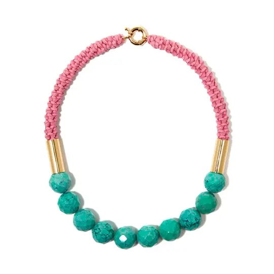 "Oasis" Natural Turqouise Neckpiece