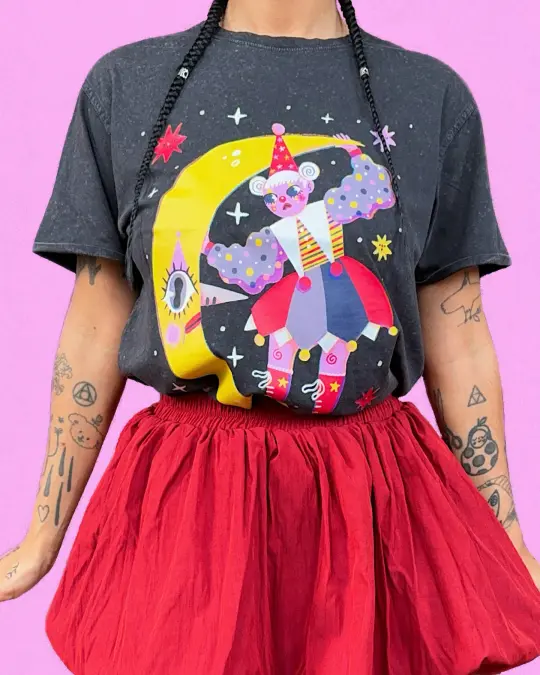 Clown Over The Moon! - T-Shirt