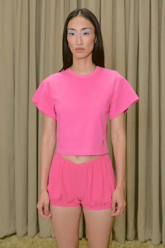 Ms. Honey Cotton Tommy Tee Pink