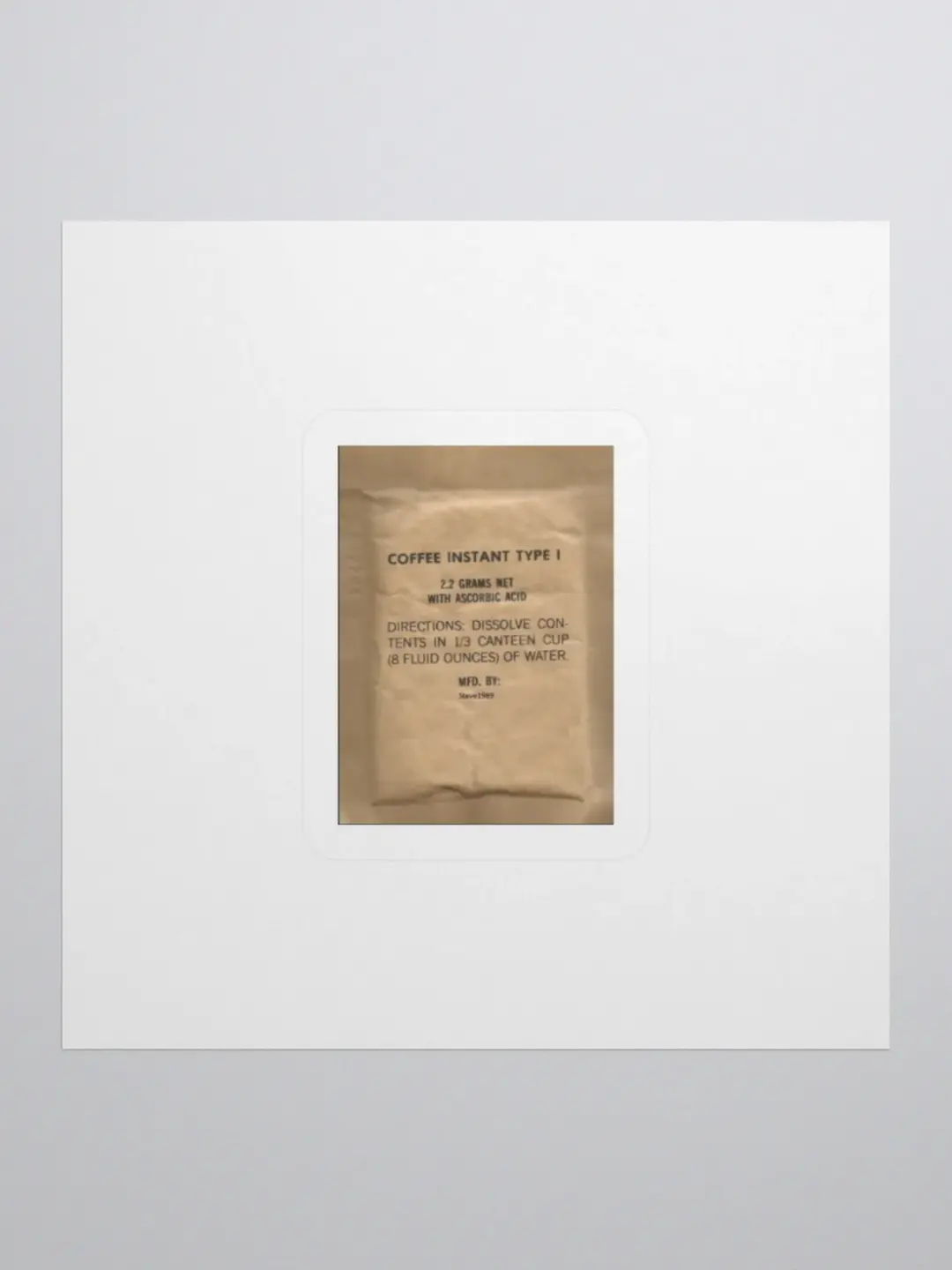 coffee instant type 1