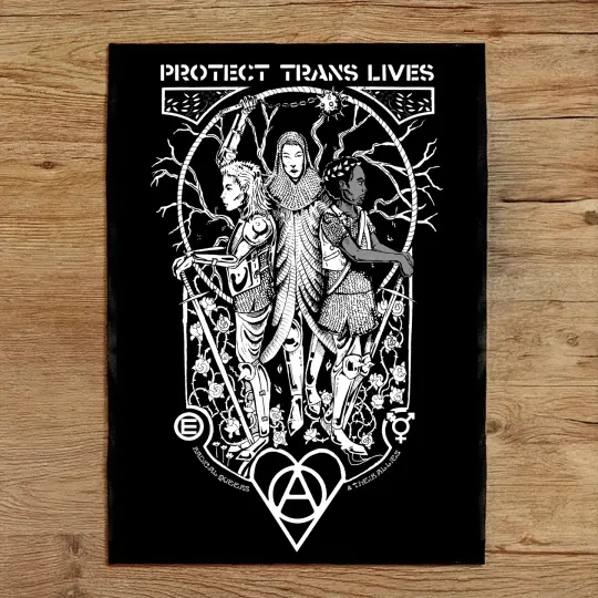 'Protect Trans Lives' Back patch