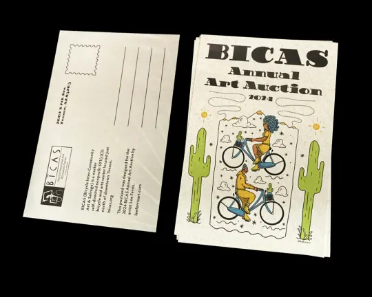 2024 Art Auction Postcard