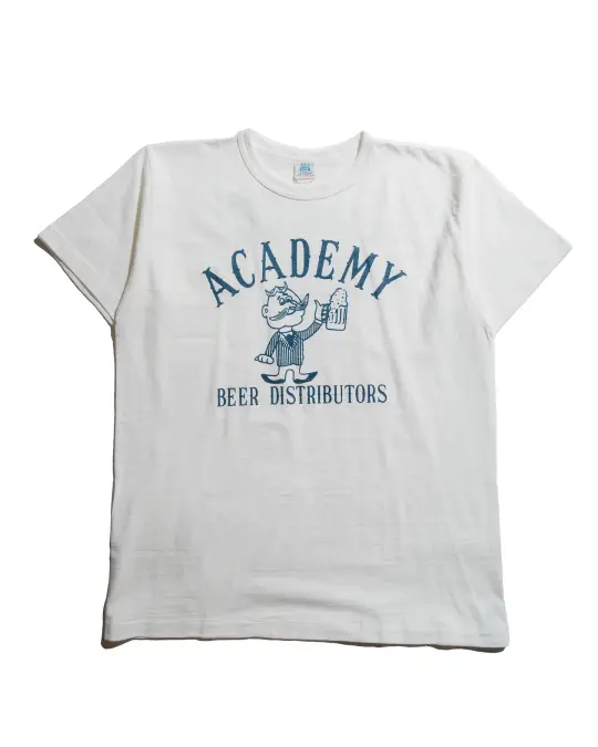 Warehouse Lot. JG-CS06 Academy Beer Distributors T Off White