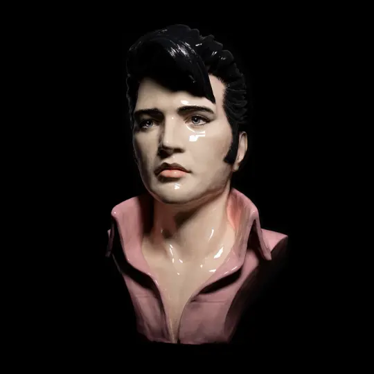Elvis Presley - Painted and Glazed sculpture (Pre-order)