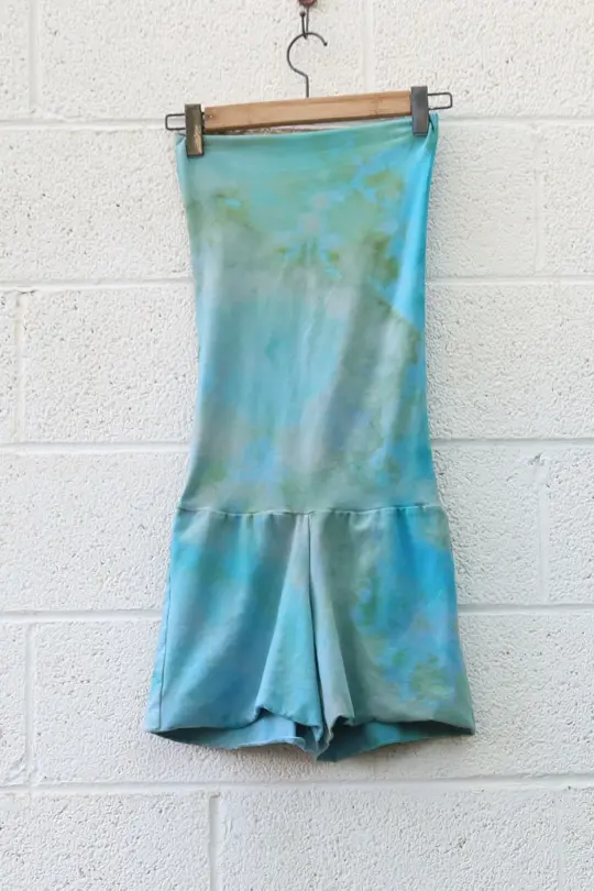 OOAK - Love Me 2 Times Shorts / S / Stretch Cotton / Ice Dye (369)