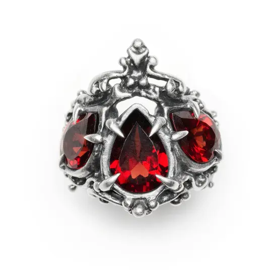 * Sold Out * Persephone's Diadem Ring II. Garnet. * Limited *