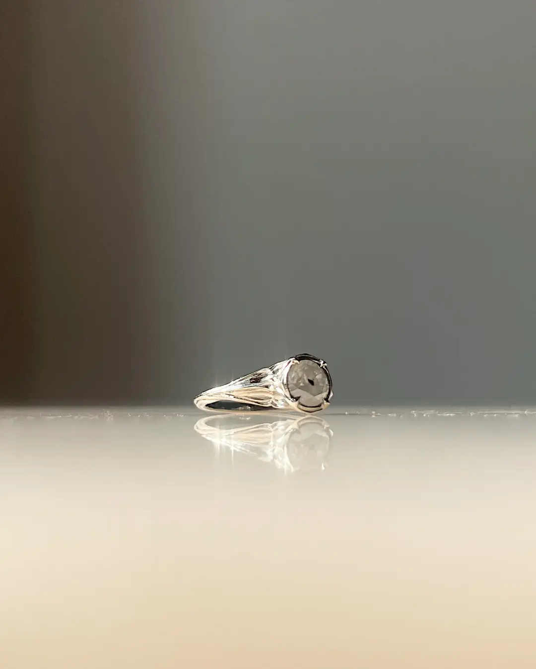 Pillars of the Heart II // 14kw + 1ct Diamond