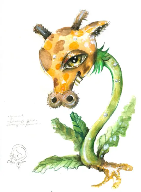 BOTANICUTIES SPECIMEN NO.17 - Original art
