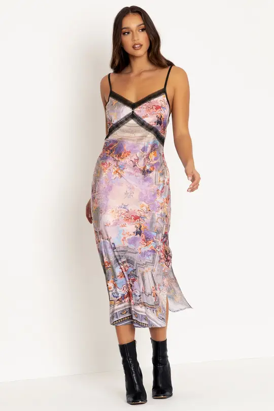 Triumph Of St Ignatius Satin Slip Dress